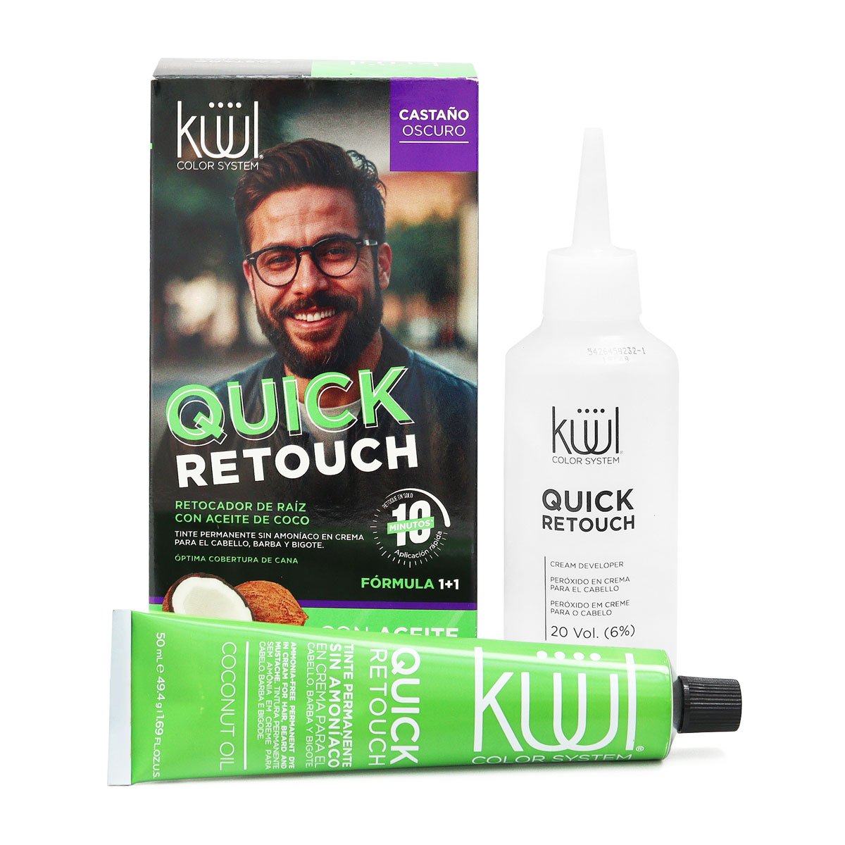 Retocador de Raíz Castaño Oscuro Quick Retouch Kuul