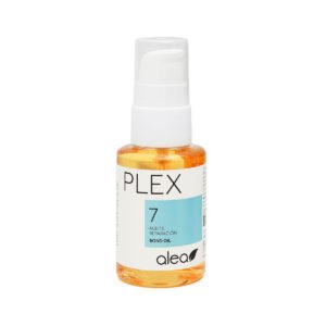 Aceite reparador para el cabello Alea Plex 7 Bond Oil de 75 ml con tecnología de reconstrucción de enlaces para brillo y suavidad. Aceite reparador para el cabello Alea Plex 7 Bond Oil de 75 ml con tecnología de reconstrucción de enlaces para brillo y suavidad.