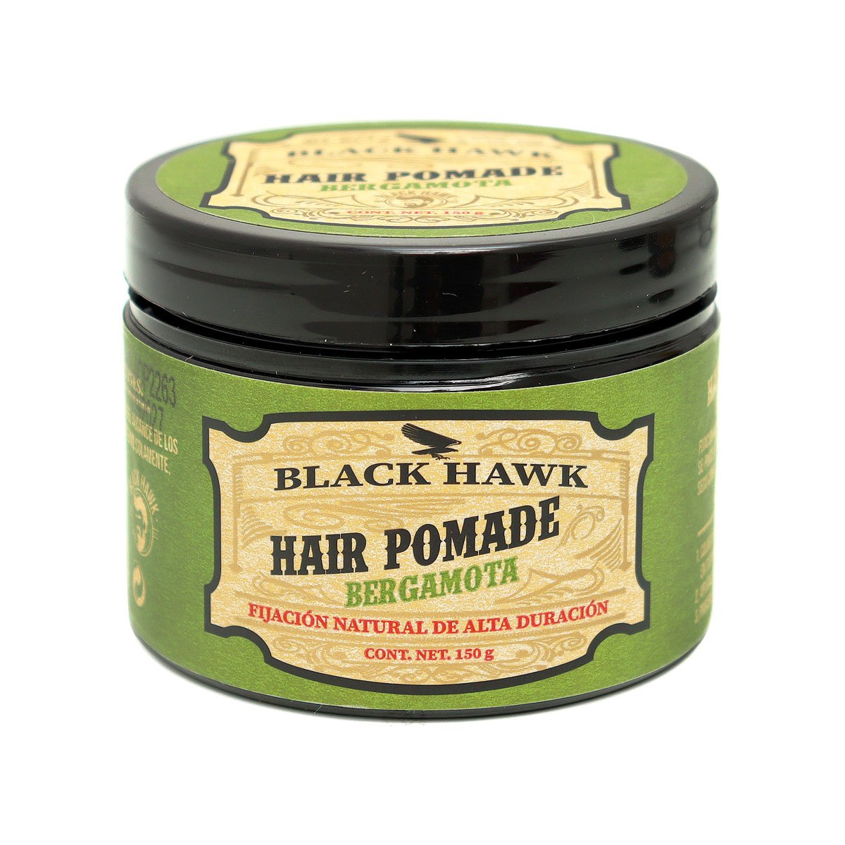 Pomada para Cabello Bergamota Black Hawk 150 g
