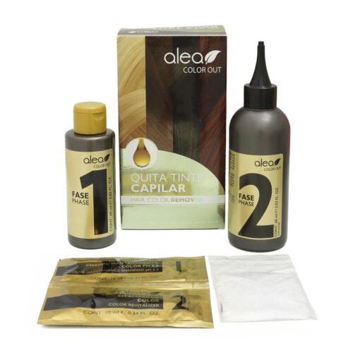 Quita tinte capilar Alea Color Out pack de 6 piezas para eliminar pigmentos de color artificial sin amoniaco ni decolorantes