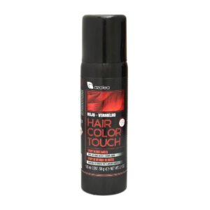 RETOCADOR-RAICES-SPRAY-AZALEA-ROJO-100ML Retocador de raíces en spray Azalea Hair Color Touch de 100 ml para cobertura temporal de canas