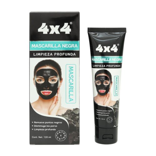 MASCARILLA-NEGRA-4X4 Mascarilla Facial Limpieza Profunda 4x4 120 ml