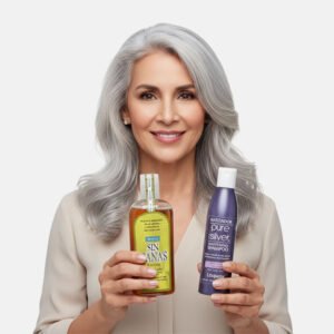 Productos para cubrir y matizar las canas