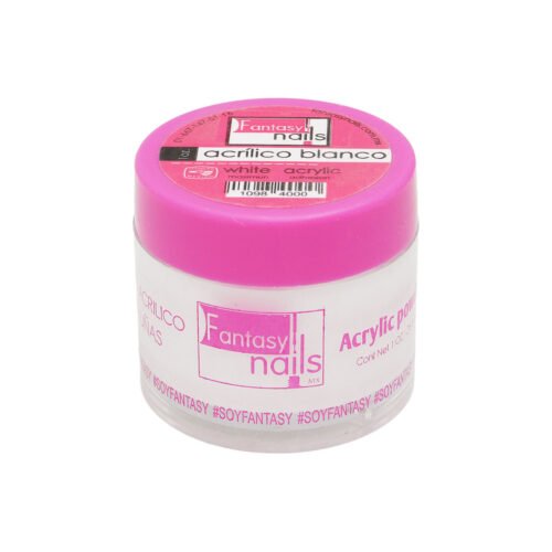 ACRILICO-POLVO-BLANCO-FANTASY-NAILS-1OZ Acrílico para Uñas en Polvo Blanco Fantasy Nails 1 oz