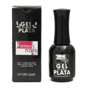 Gel para Uñas Flake Plata Fantasy Nails 15 ml