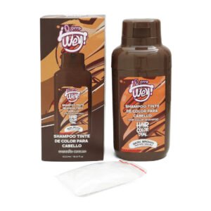 Shampoo con Tinte Castaño Oscuro Q Prro Wey 500 ml