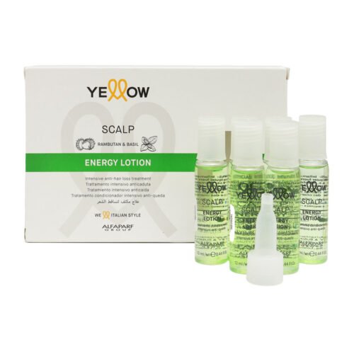 Ampolletas para Cabello Anticaida Energy Lotion Yellow 6 pz