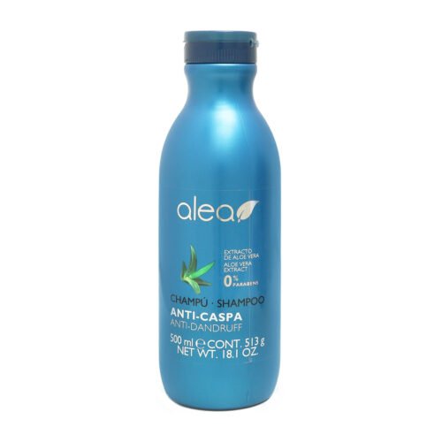 Shampoo para el Cabello Alea Anti Caspa 500 ml con Zinc y Aloe Vera libre de parabenos