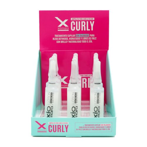 Ampolletas para Cabello Curly Xiomara 12 pz