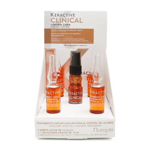 Ampolletas para Cabello Control Caída Clinical Nutrapel 5 pz