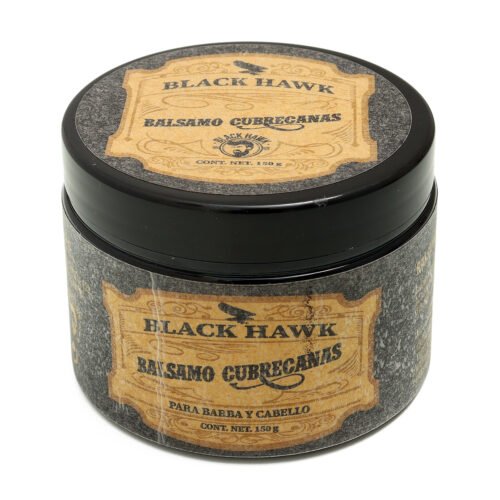 Bálsamo para Barba y Cabello Cubrecanas Black Hawk 150 g