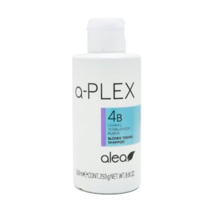 Shampoo Alea Plex 4B Tonalizador Rubio para eliminar reflejos amarillos en cabello rubio y canas