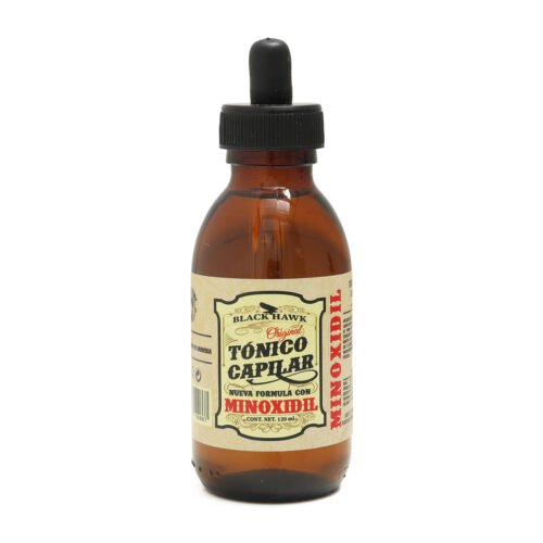 Tónico Capilar Minoxidil Black Hawk 120 ml