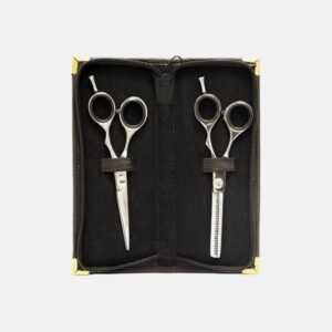 Kit de tijeras para cabello profesional con tijeras de corte, entresacado y accesorios