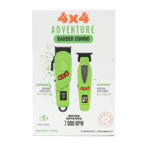 Máquina para Cortar Cabello Barber Combo Adventure 4X4