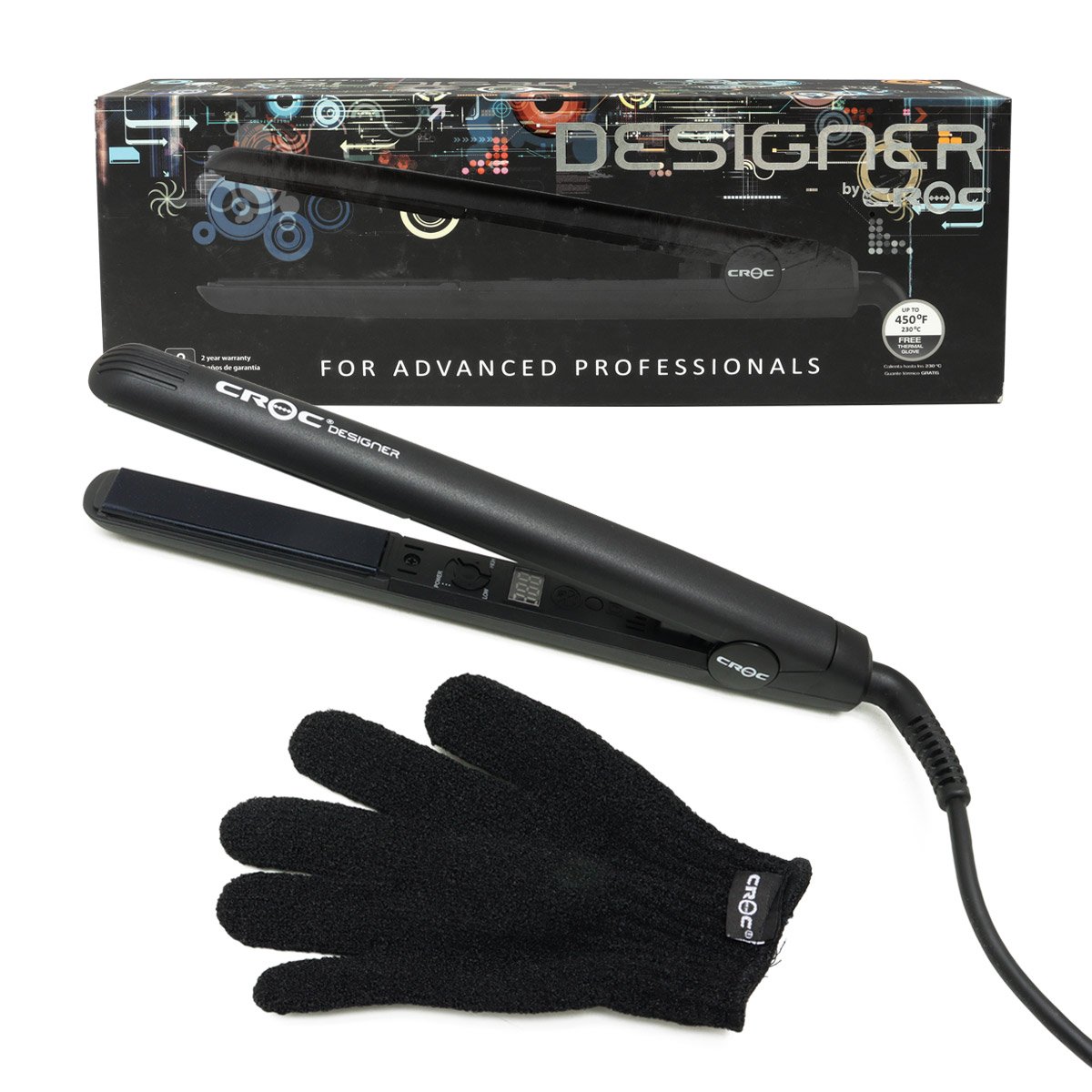 Plancha para Cabello UN236A5 Croc Designer